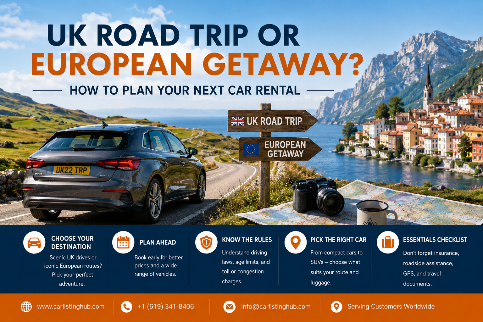 UK Road Trip or European Getaway? How to Plan Your Next Car Rental