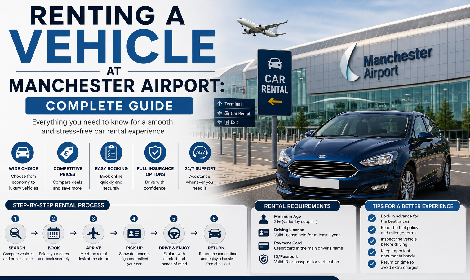 Renting a Vehicle at Manchester Airport: Complete Guide