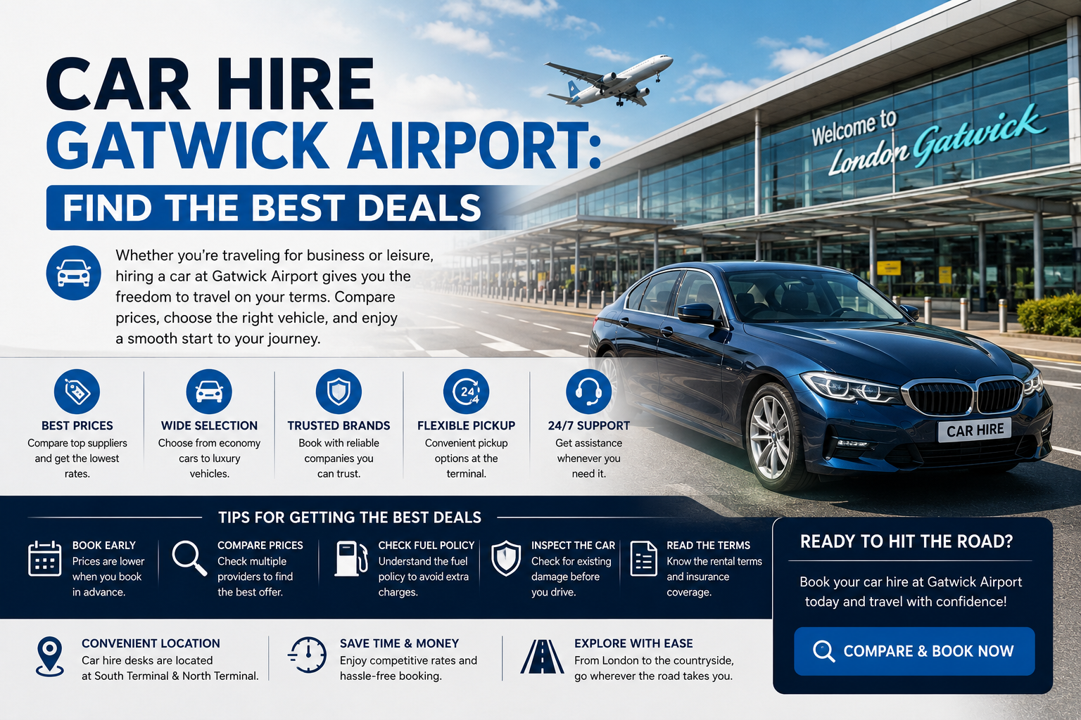 Car Hire Gatwick Airport: Find the Best Deals