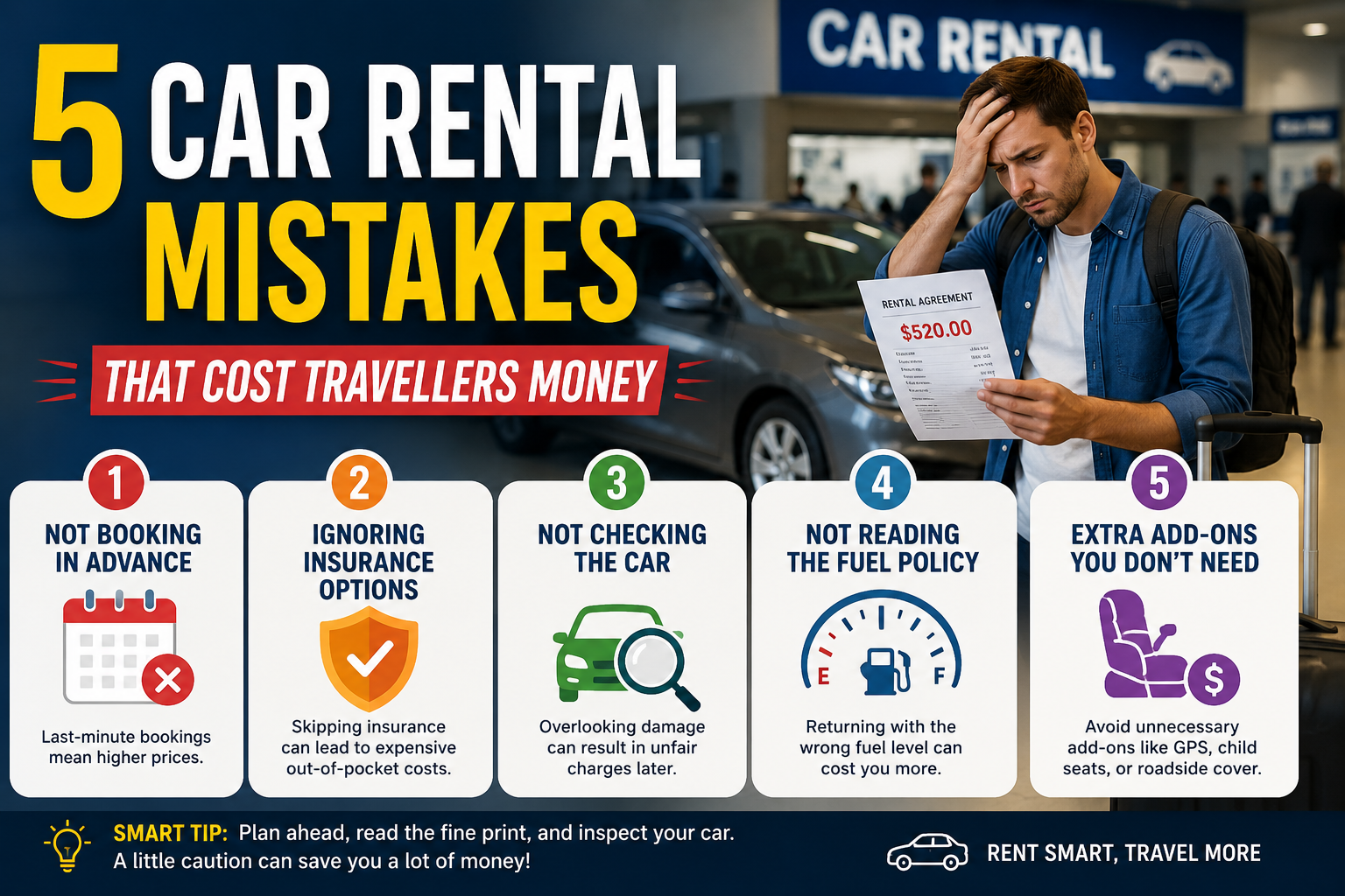 5 Car Rental Mistakes That Cost Travellers Money